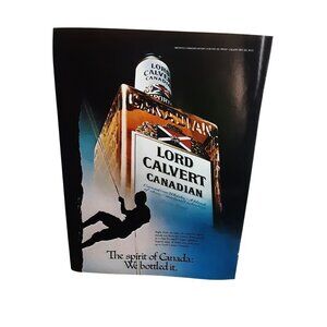 1979 Lord Calvert Canadian Vintage Print Ad Whiskey Liquor Advertising